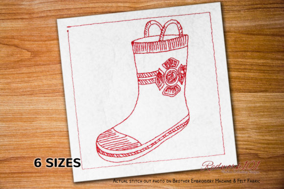 Firefighter Boots Lineart: A Unique Seasonal Embellishment