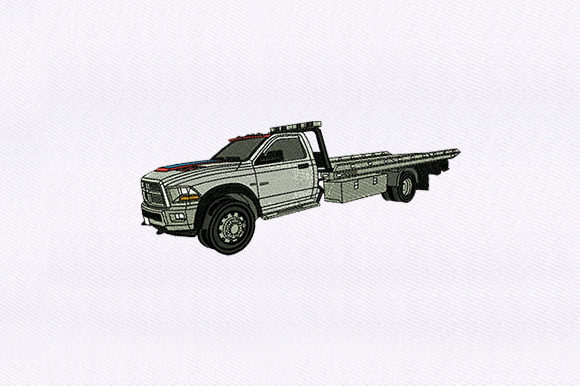 Great Pickup Truck: A Versatile Embroidery Design