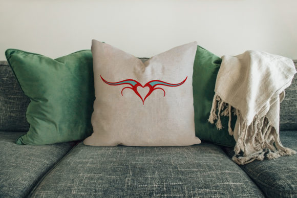 Heart Tribal: A Bold and Stylish Embroidery Design
