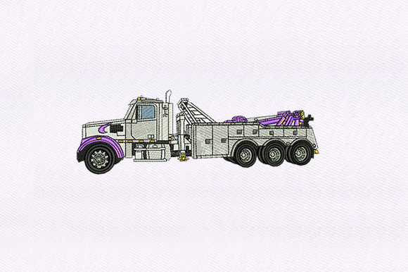 Industrial Truck: A Versatile Design for Seasonal Embroidery