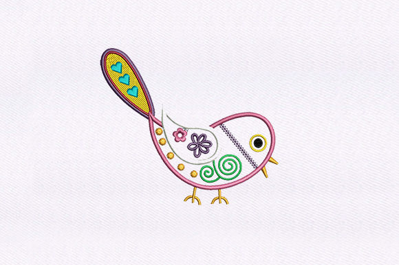 Precious Pink Bird Design: A Touch of Elegance