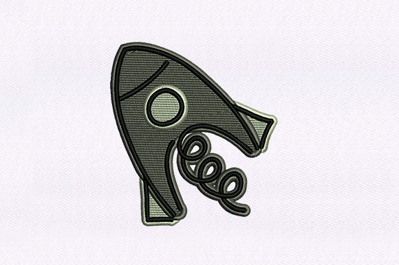 Rocket Ship Design: A Blast for Seasonal Embroidery